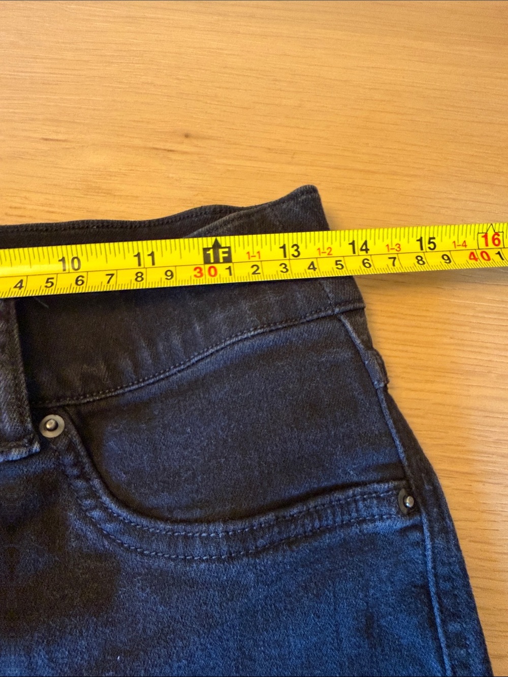 SPANX High-Rise Pull-On Flare Jeans in Black - Picture 7 of 8